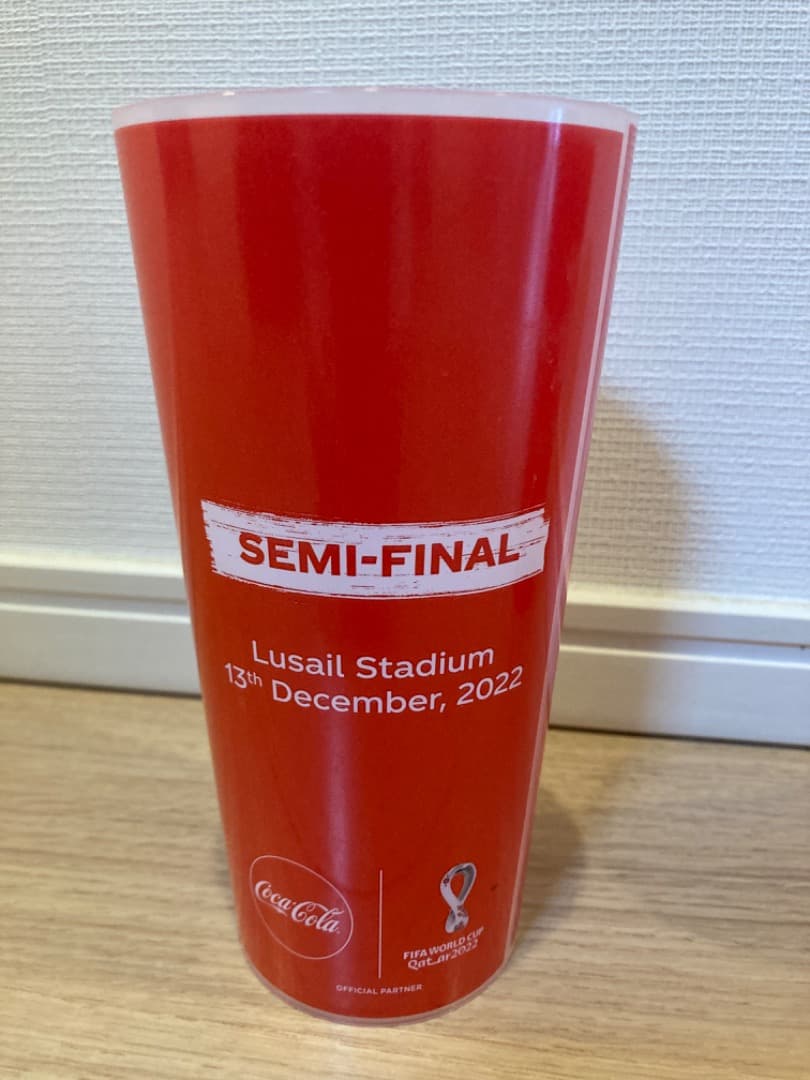記念グッズ worldcup 2022 semifinal coca-cola cup