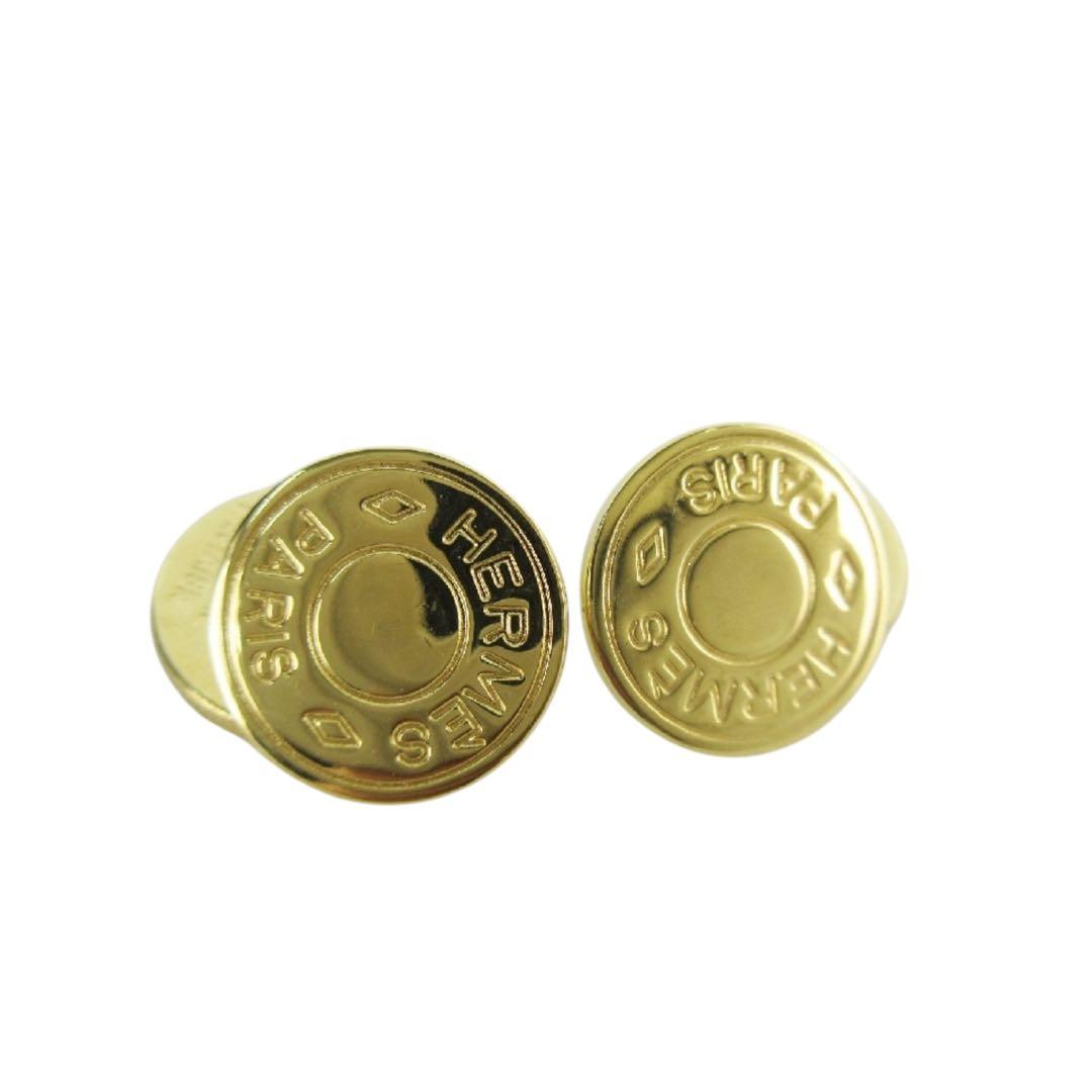 極美品［正規品］HERMÈS エルメス　カフス　セリエ　ゴールド　型