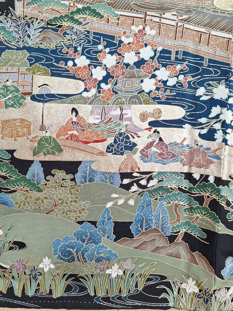 着物リメイクワンピース3679