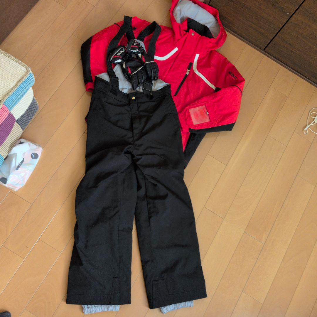 子ども用スキーウェア 150サイズ 赤