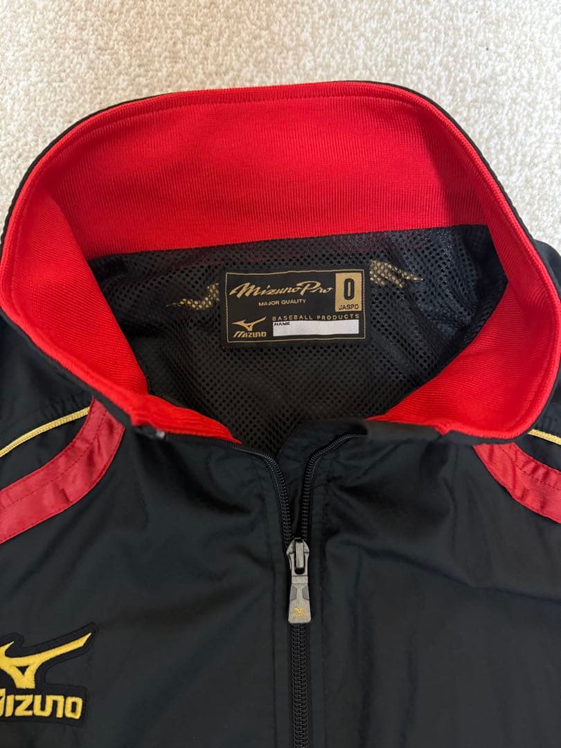 【美品】ミズノプロ セットアップ ウィンドブレーカー　上下 O XL 防寒着