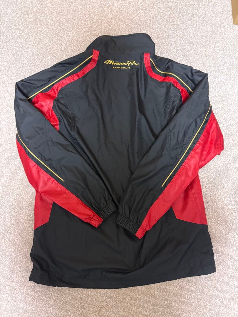 【美品】ミズノプロ セットアップ ウィンドブレーカー　上下 O XL 防寒着