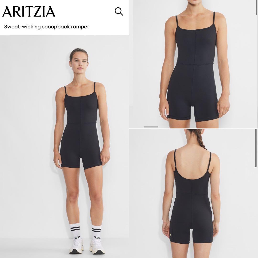 Aritzia アリツィア　ヨガウエア　ロンパー　黒