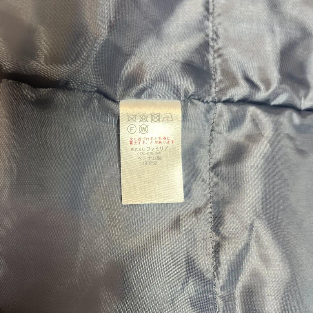 ど*ん様 familiar ネイビー ウールコート 150