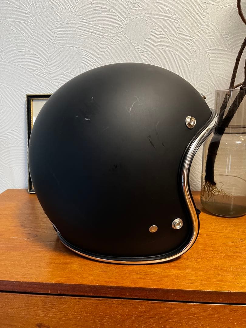 TT&CO スーパーマグナム 2ラインズ クロームトリム マットブラック　S