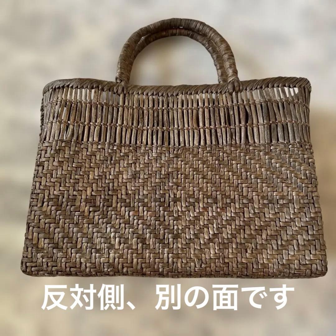 日本製　山葡萄　かごバッグ