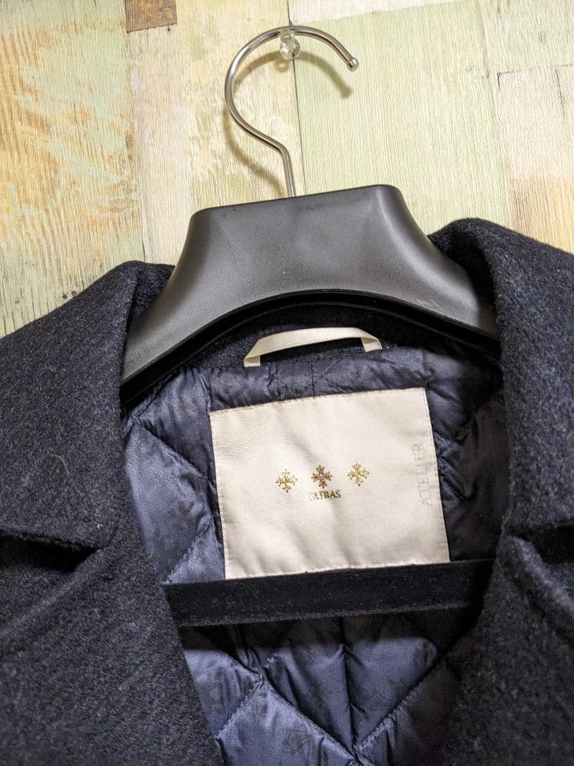 ★TATRAS★タトラス★中ダウン★コート★ネイビー