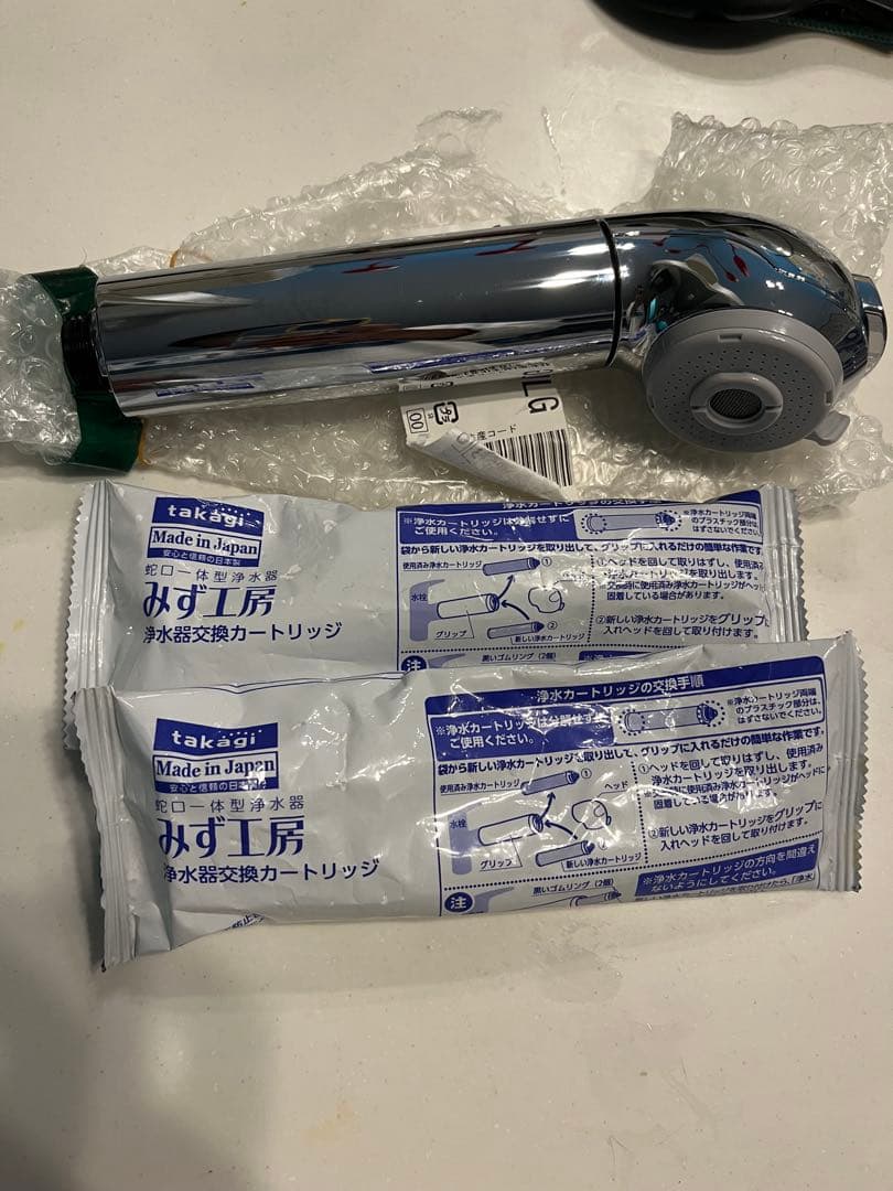 takagi 浄水器カートリッジ JH03JA3MLG 2個セット、本体未使用