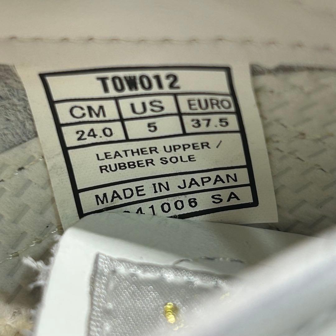 【タグ付き】◆ASICS◆アシックス　太極拳シューズ　24cm パールホワイト