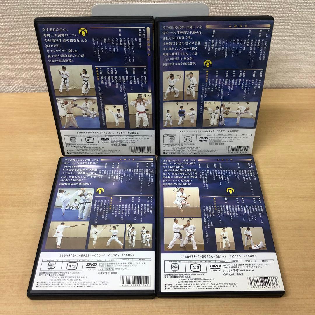 専用 M1109A 琉球少林流空手道 月心会 第一巻〜十三巻 DVD 13本