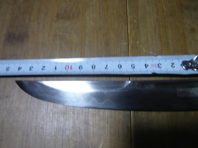 小刀 武具 刀装具　銘菊一文字　合法品 並品