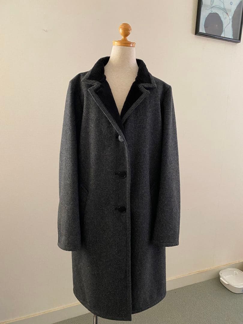 アニエスベー　ツイードコート