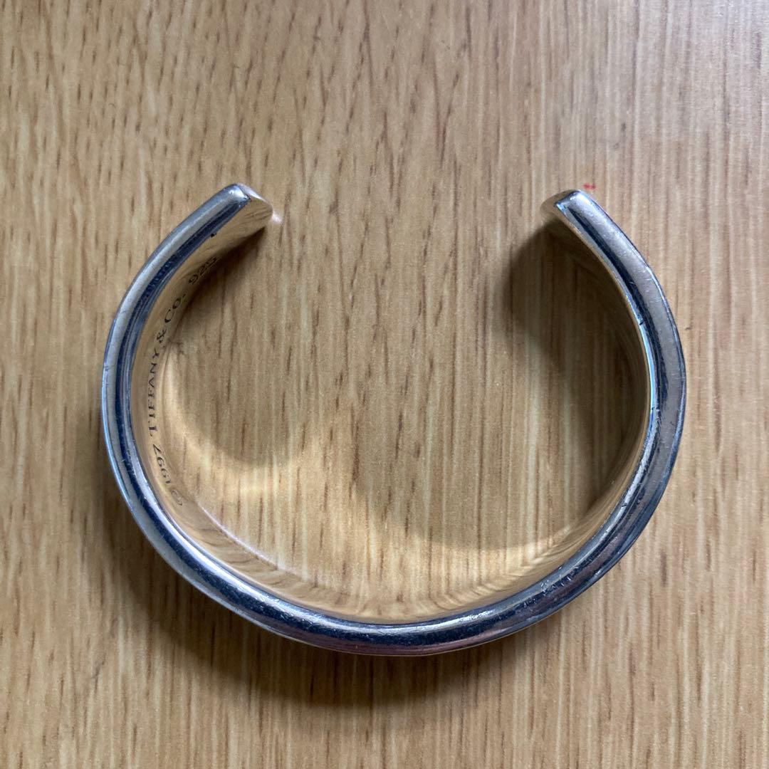 TIFFANY&Co ナロー バングル 1837 カフシルバーバングル