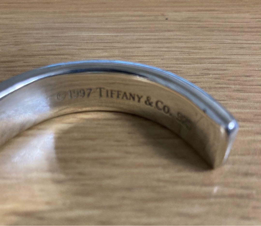 TIFFANY&Co ナロー バングル 1837 カフシルバーバングル
