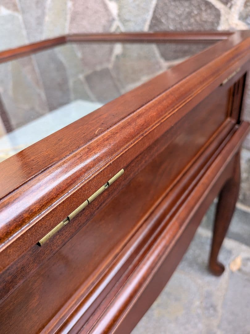 猫脚ガラスディスプレイテーブル ショーケース　最終値下げ