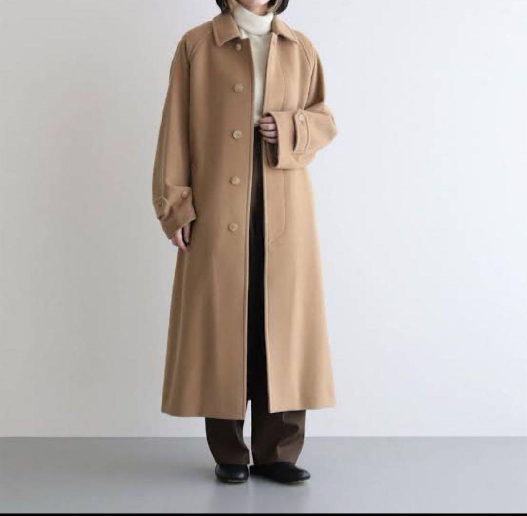 AURALEE カシミアウールモッサーステンカラーコート