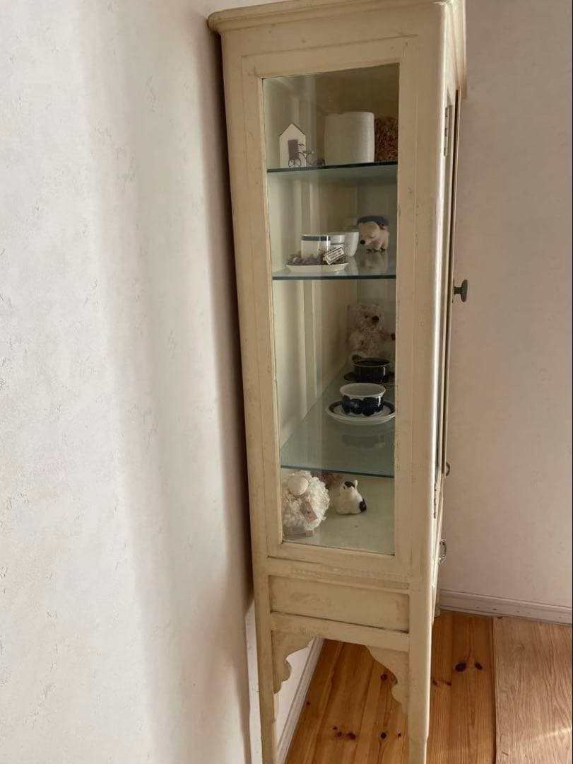 K．　【引取り希望】アンティーク　医療棚　キャビネット 　ケビント