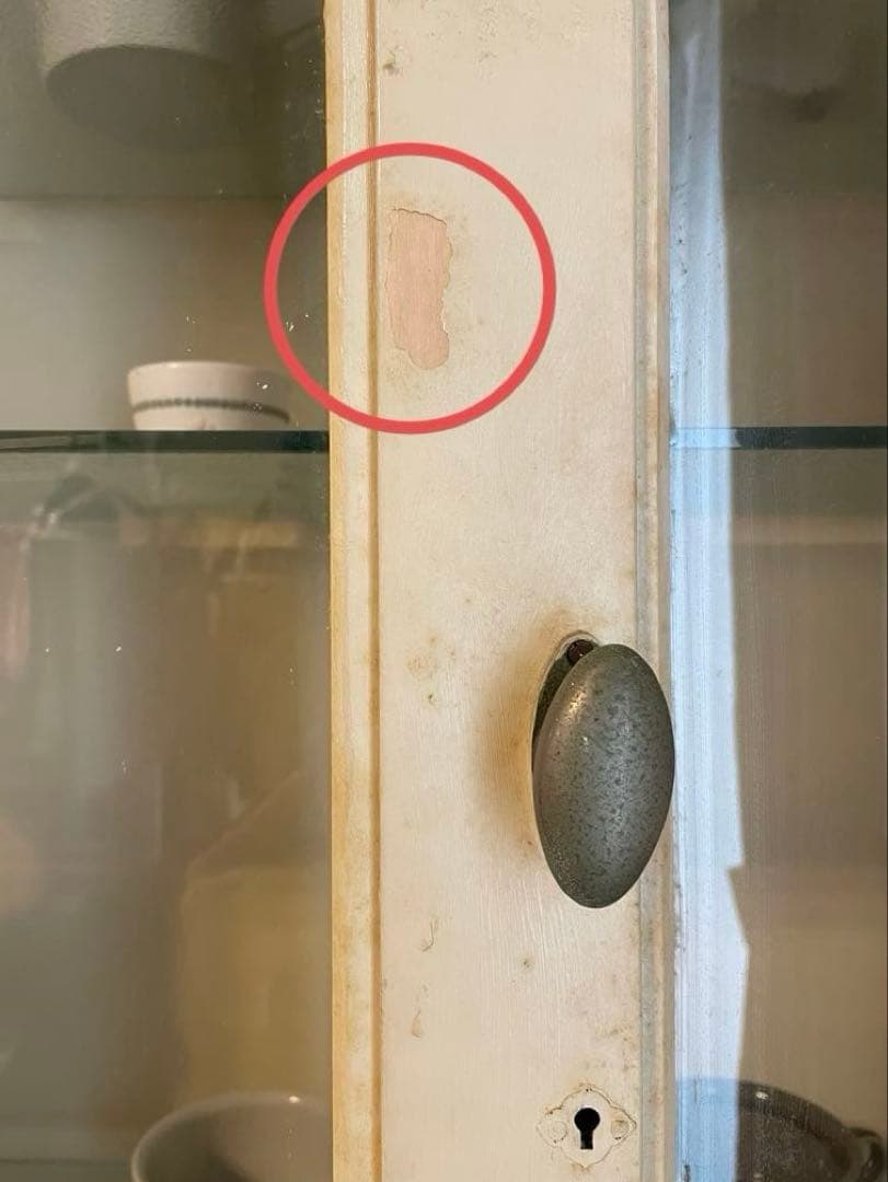 K．　【引取り希望】アンティーク　医療棚　キャビネット 　ケビント