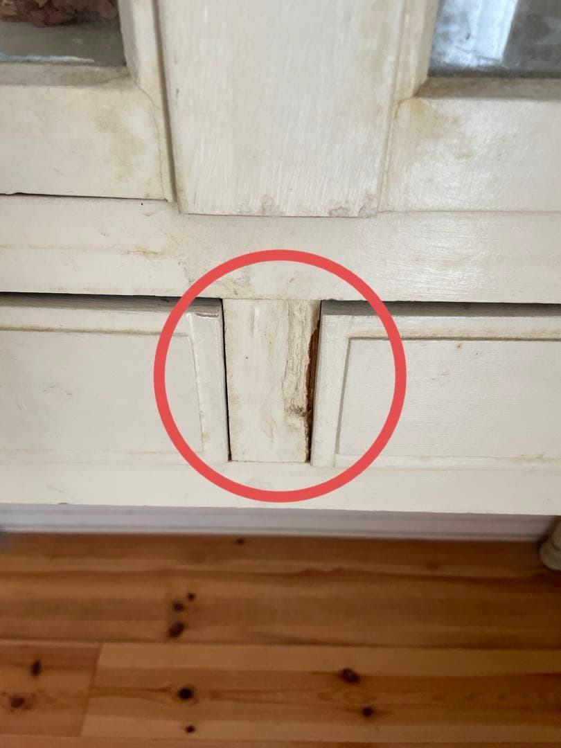 K．　【引取り希望】アンティーク　医療棚　キャビネット 　ケビント