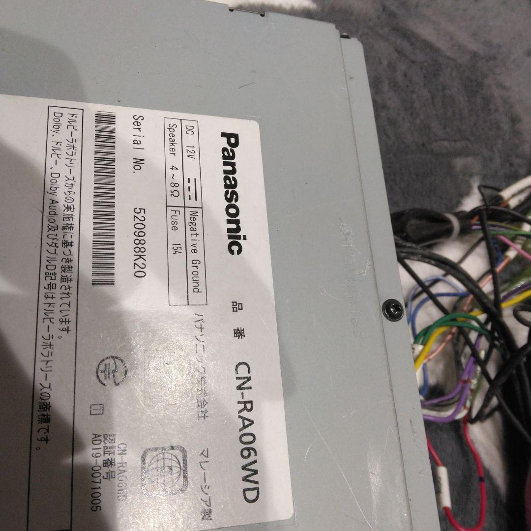 パナソニック　CN-RA06WD フルセグ/DVD/Bluetooth 激安18