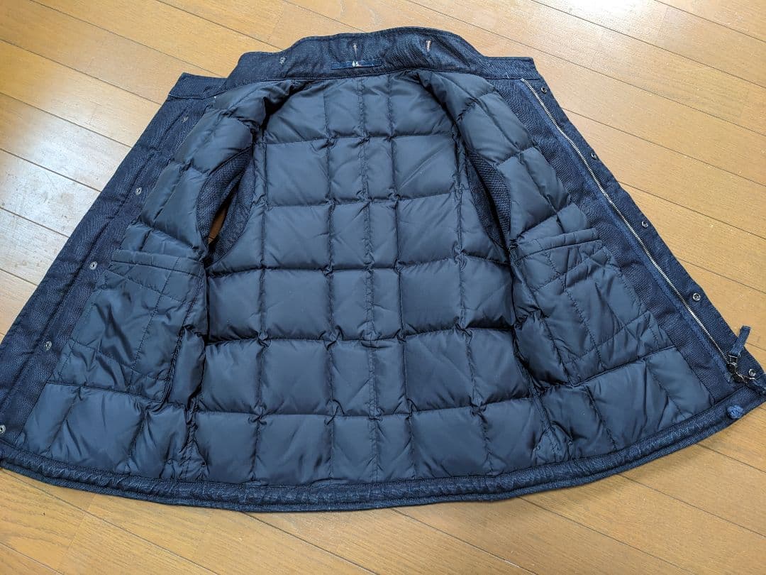 45R45rpm　インディゴコットンダウンベスト