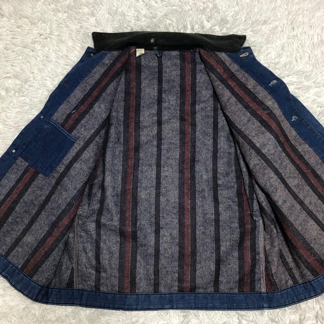 カーハート　ミシガンチョアコート　60s 70s デニム　プリントタグ