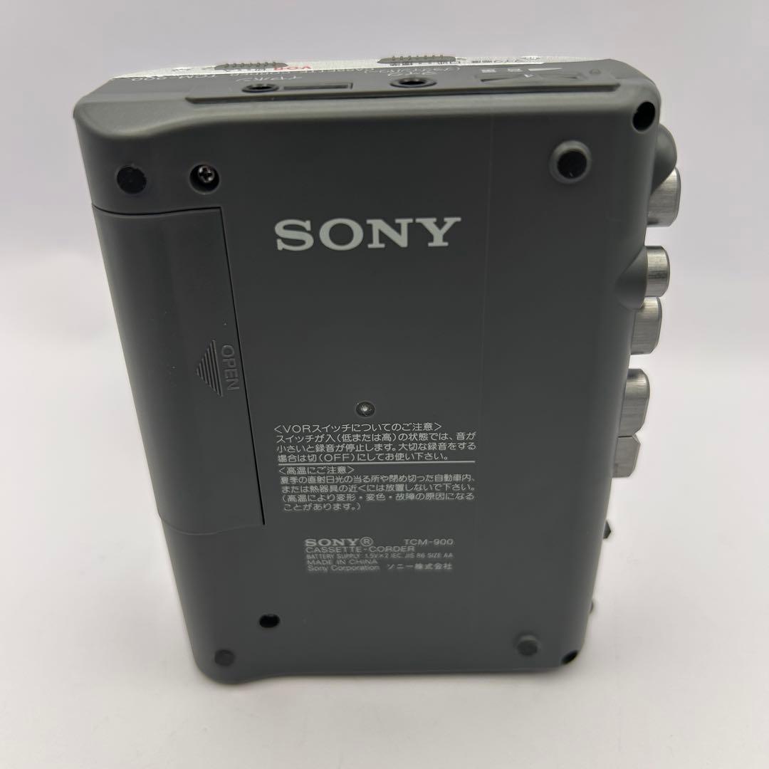 【極美品】SONY TCM-900 カセットコーダー