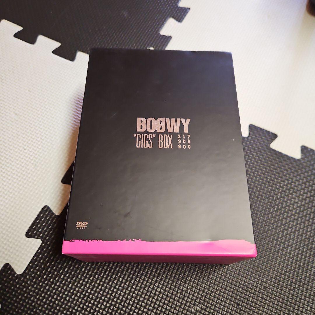 ミュージック BOOWY GIGS BOX DVD