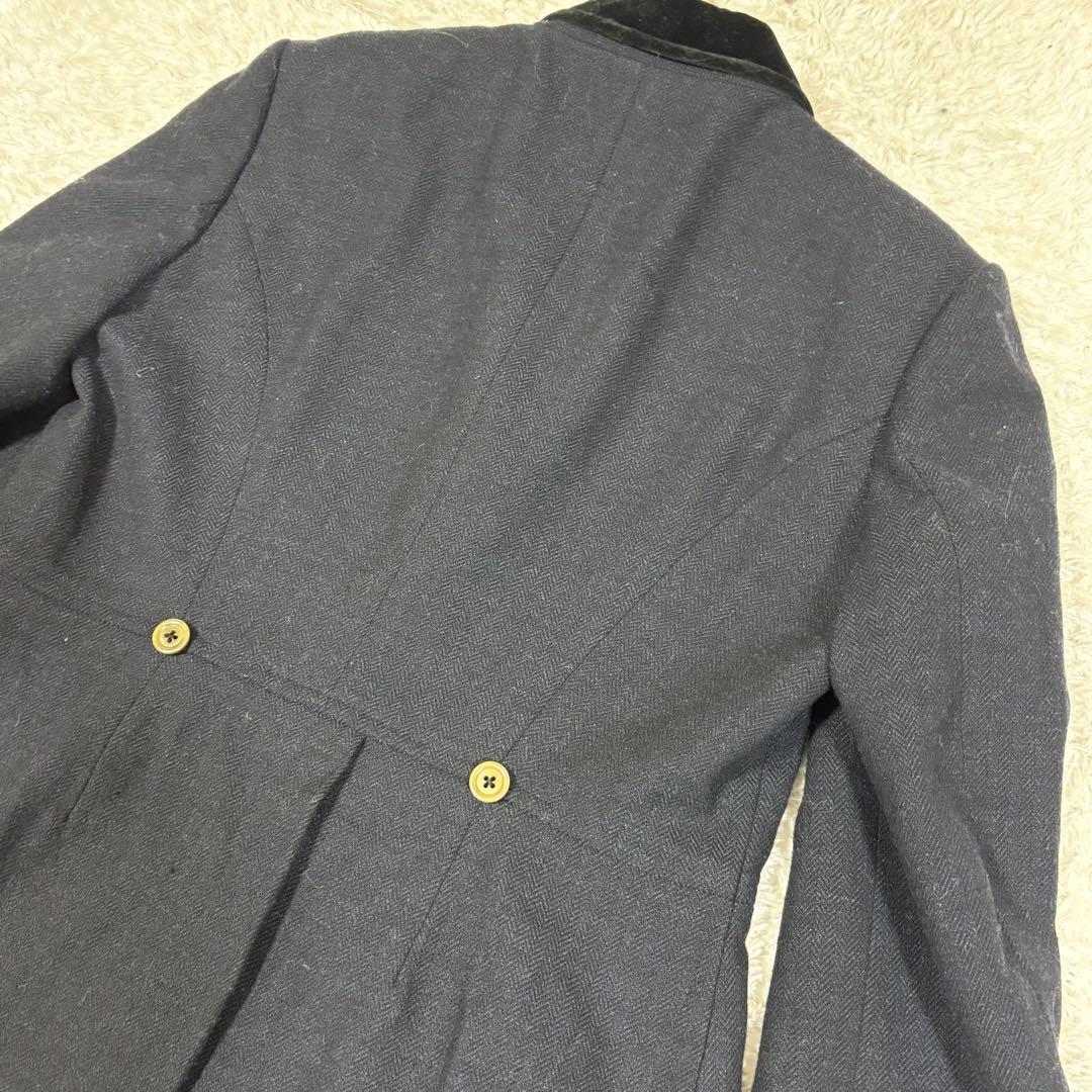 ラルフローレン 大きいサイズ　ヘリンボーン　ベロア　コート　15