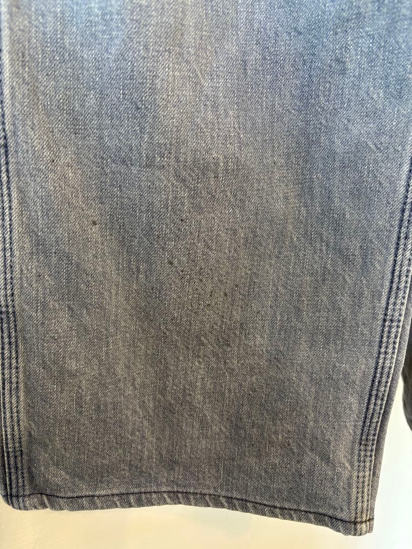 chimala デニムオーバーオール　ダメージ加工