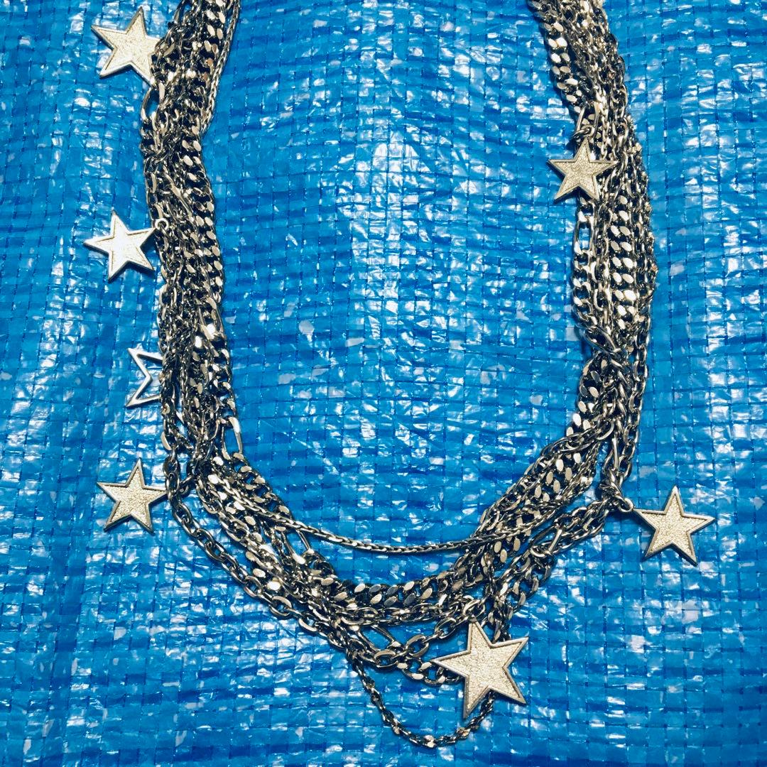 ヒステリックグラマー⬛︎ウォレットチェーン⬛︎星⬛︎スター⬛︎シルバー⬛︎ロゴ