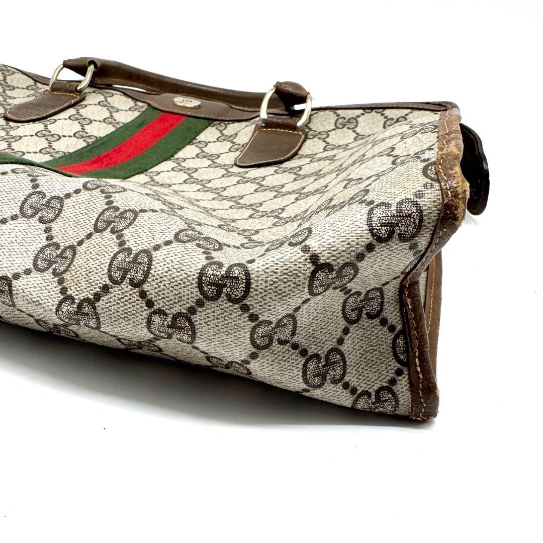 GUCCI オールドグッチ ビジネスバッグ ハンドバッグ シェリーライン GG