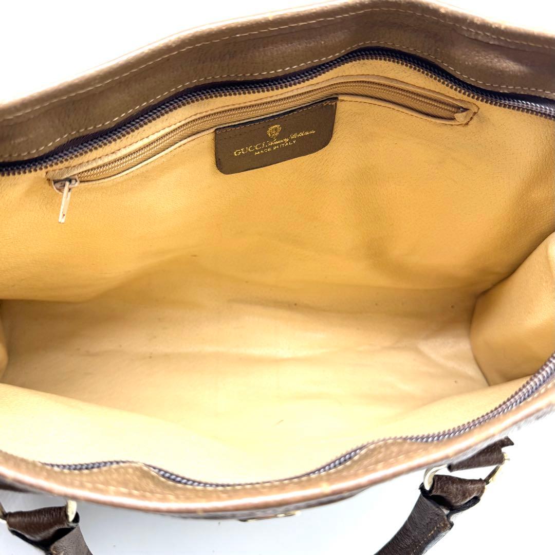 GUCCI オールドグッチ ビジネスバッグ ハンドバッグ シェリーライン GG