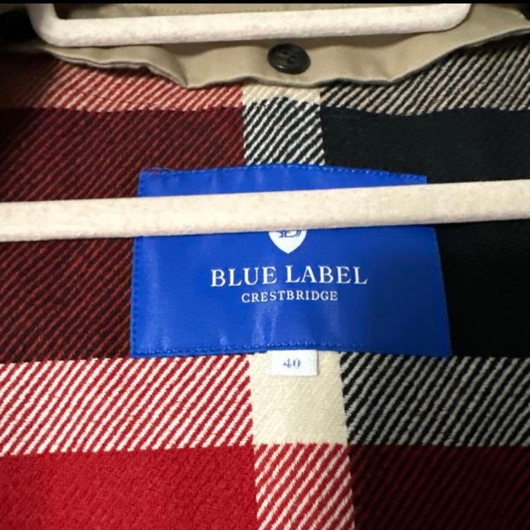 【美品】　ブルーレーベルクレストブリッジ トレンチコート　ライナー付き Lサイズ