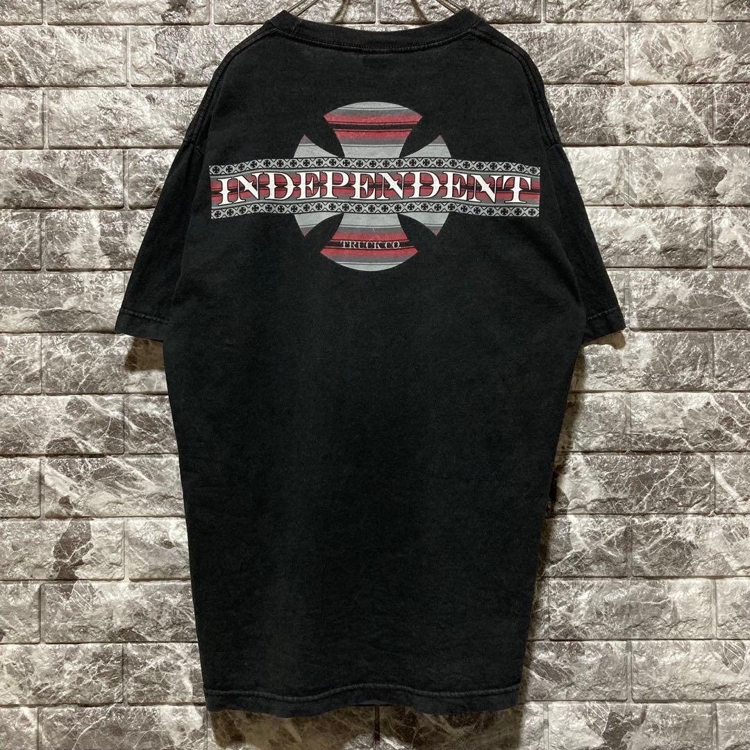 INDEPENDENT Tシャツ L インディペンデント BLACK ④⑥