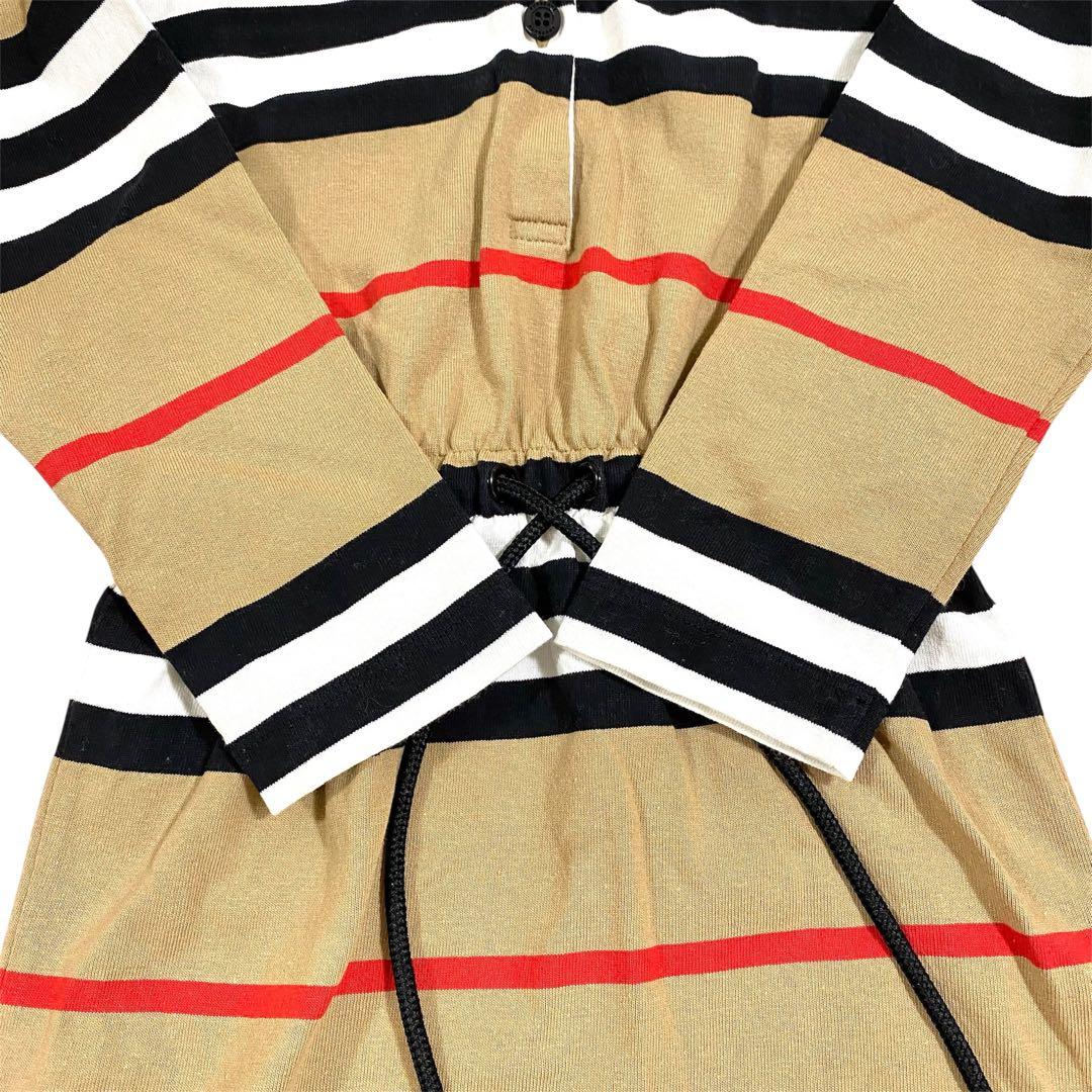 BURBERRY バーバリー　アイコンストライプ　ポロワンピース4Y 104