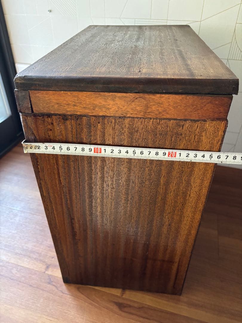 ロ*コ様 古道具　飾り棚　卓上引き戸付きキャビネット