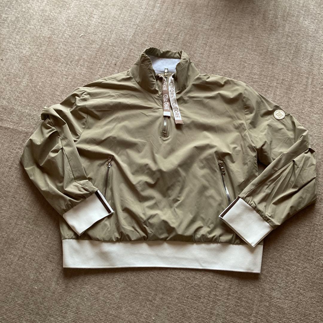 ジーフォア ゴルフウェア レディース ジャケット ハーフジップトップスL