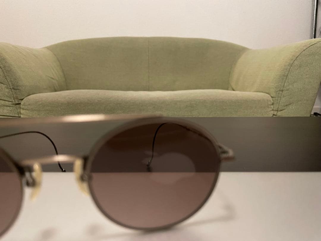 999.9 フォーナインズ feelsun ラウンドサングラス 純正ケース付き