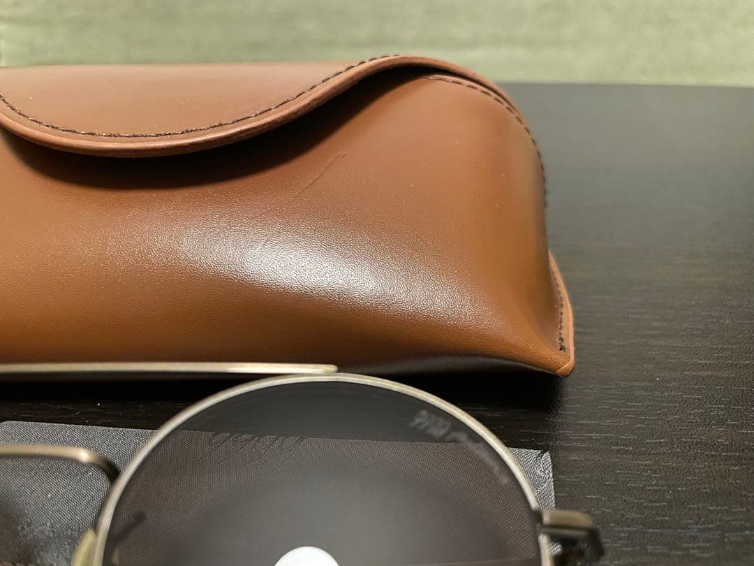 999.9 フォーナインズ feelsun ラウンドサングラス 純正ケース付き