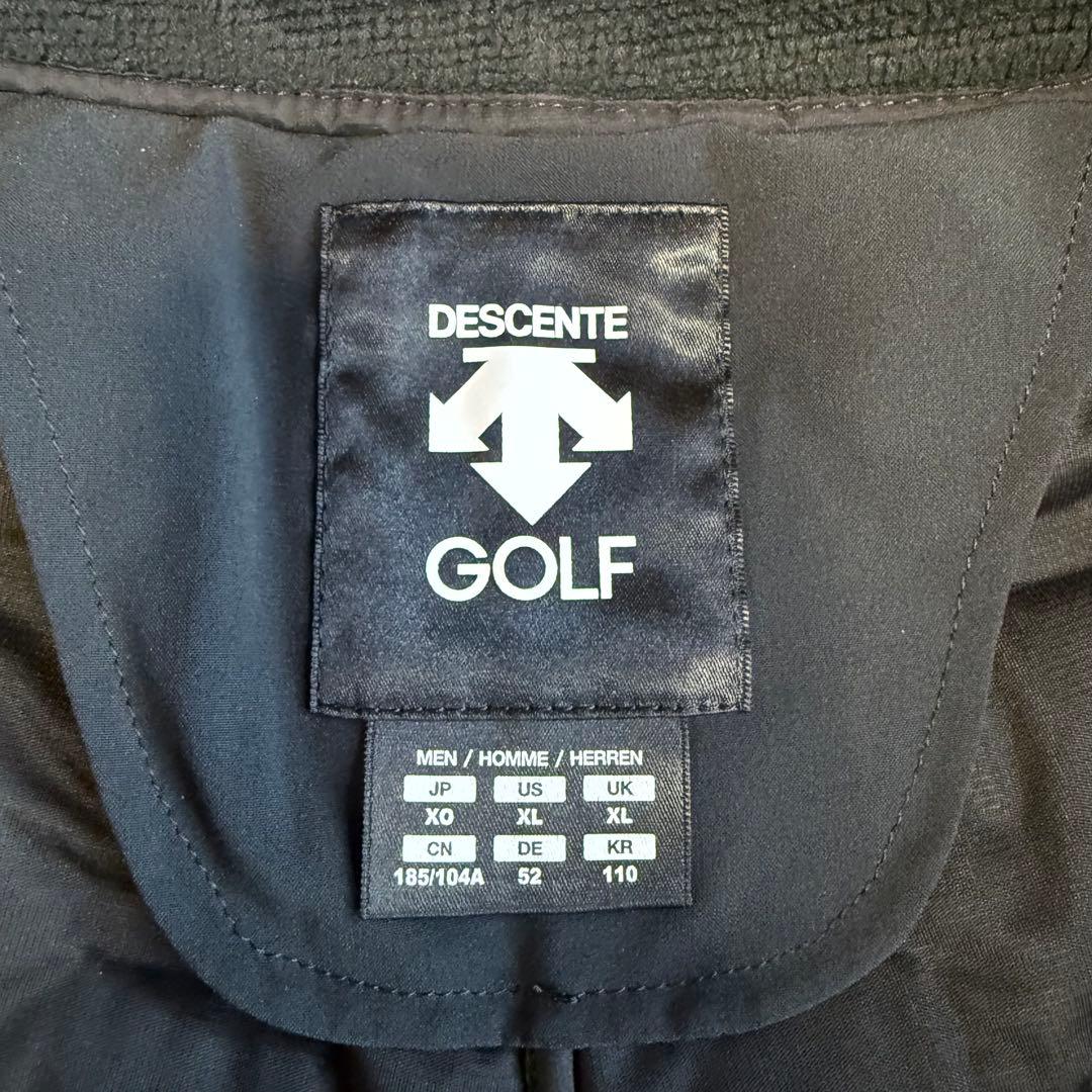 【デサントゴルフ】美品ダウンジャケット g-arc XOサイズ メンズ ブラック