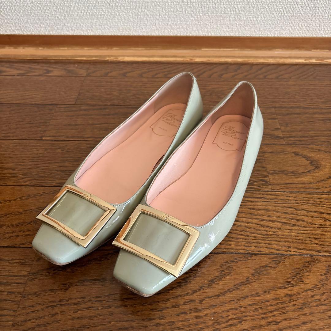Roger Vivier ミントグリーン バレエシューズ 38