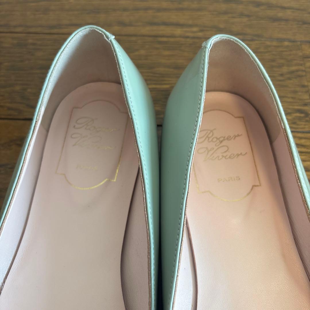 Roger Vivier ミントグリーン バレエシューズ 38