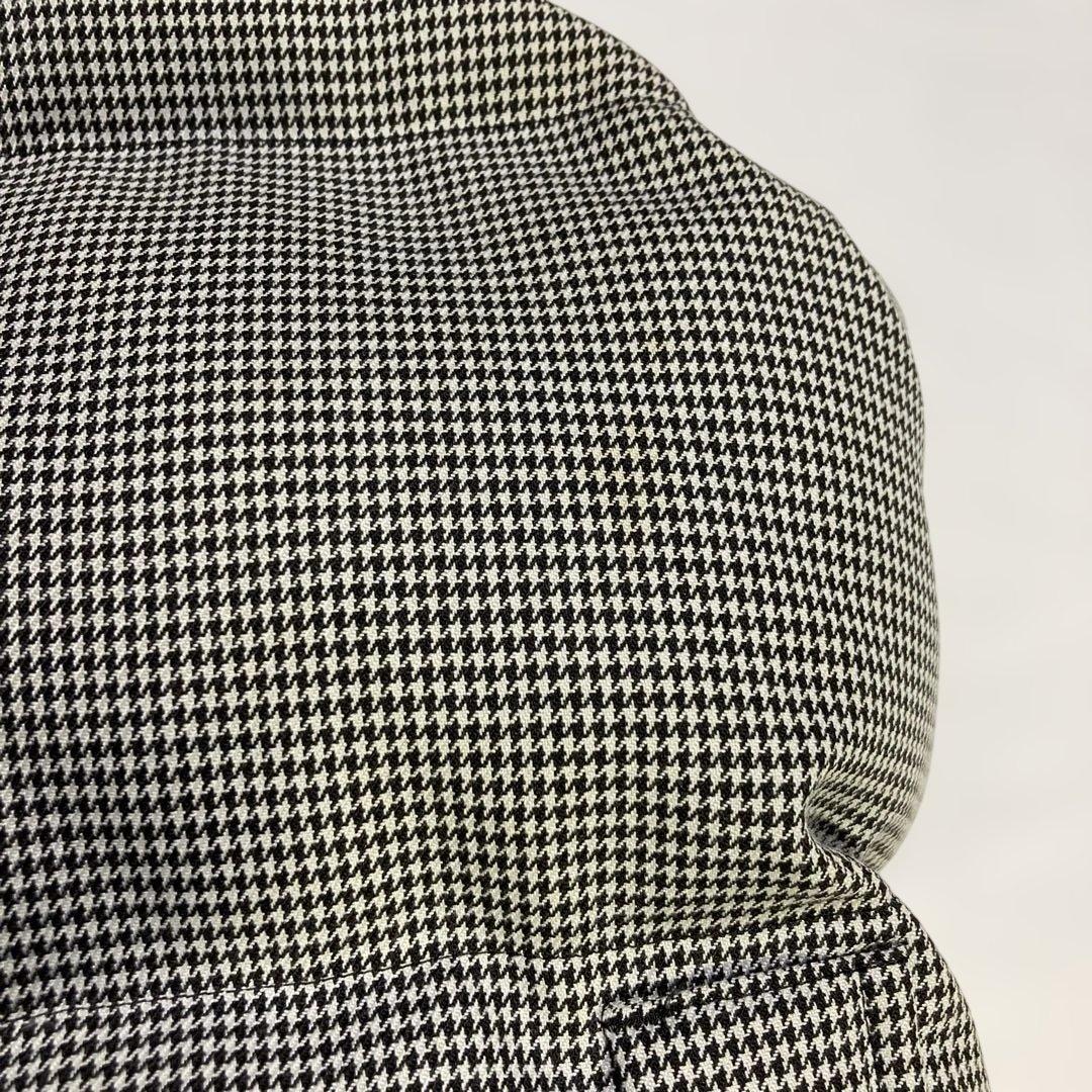 レア★バーバリーブラックレーベル 千鳥 フード リアルファー ダウンベスト L