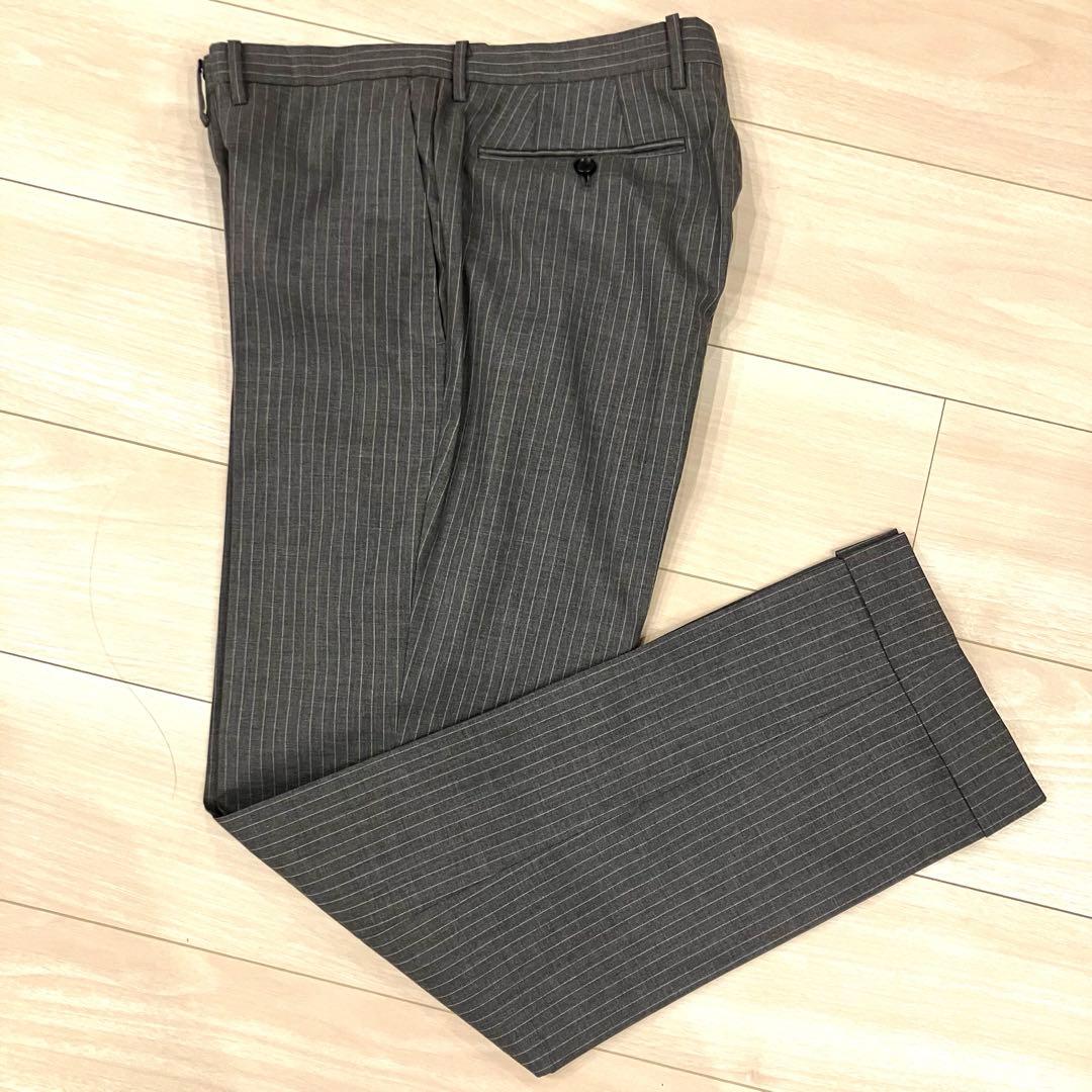 美品✨ RING JACKET スーツ セットアップ 段返り ストライプ L