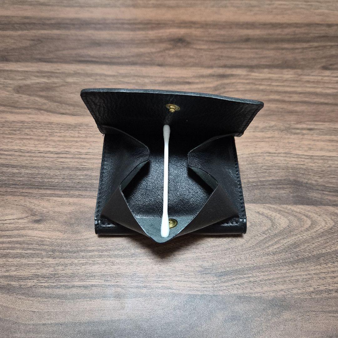 イルビゾンテミニ財布　三つ折り財布小銭入れ　ブラック　ネロ