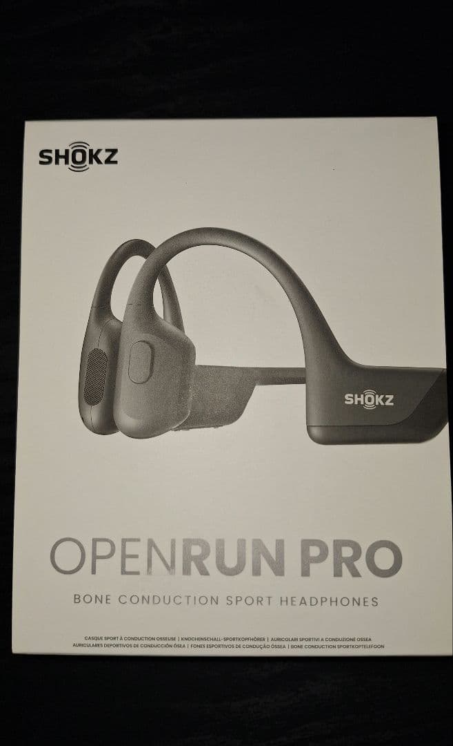 骨伝導イヤホンShokz OpenRan Pro Black S810