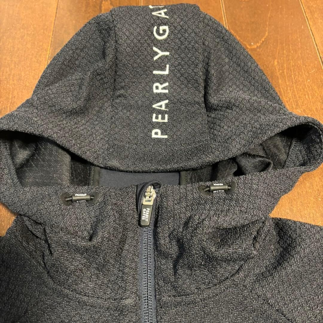 パーリーゲイツダイヤニットジャガード濃紺ワンピースサイズ0