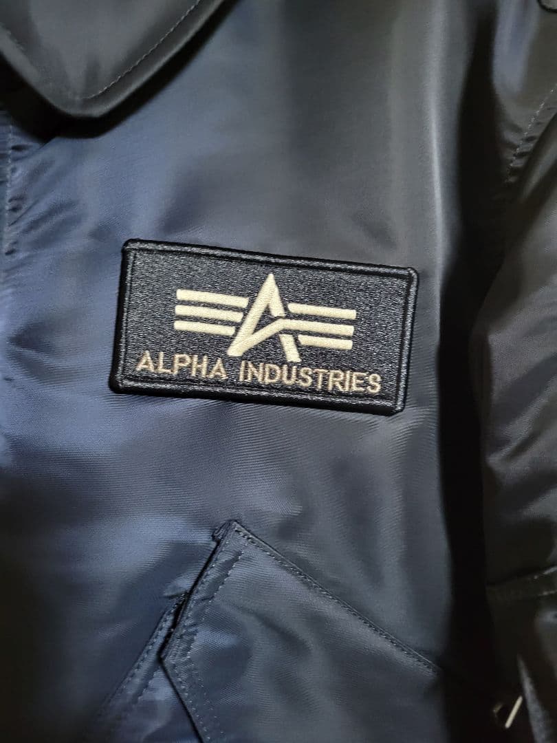 アルファインダストリーズ CWU-45P フライトジャケット ネイビー S