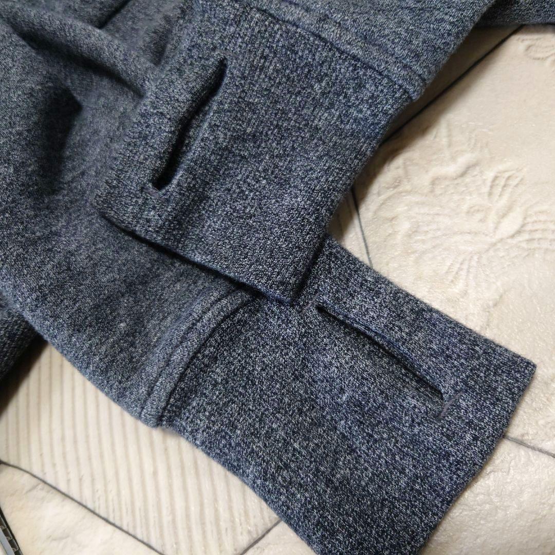 極美品 lululemon ジップアップパーカー ハイネック グレー 刺繍ロゴ